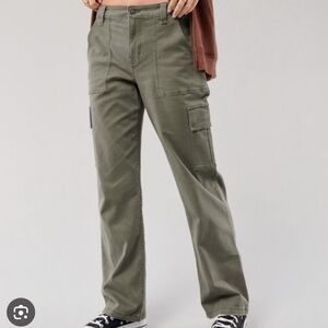 Hollister Olive Cargo Pants